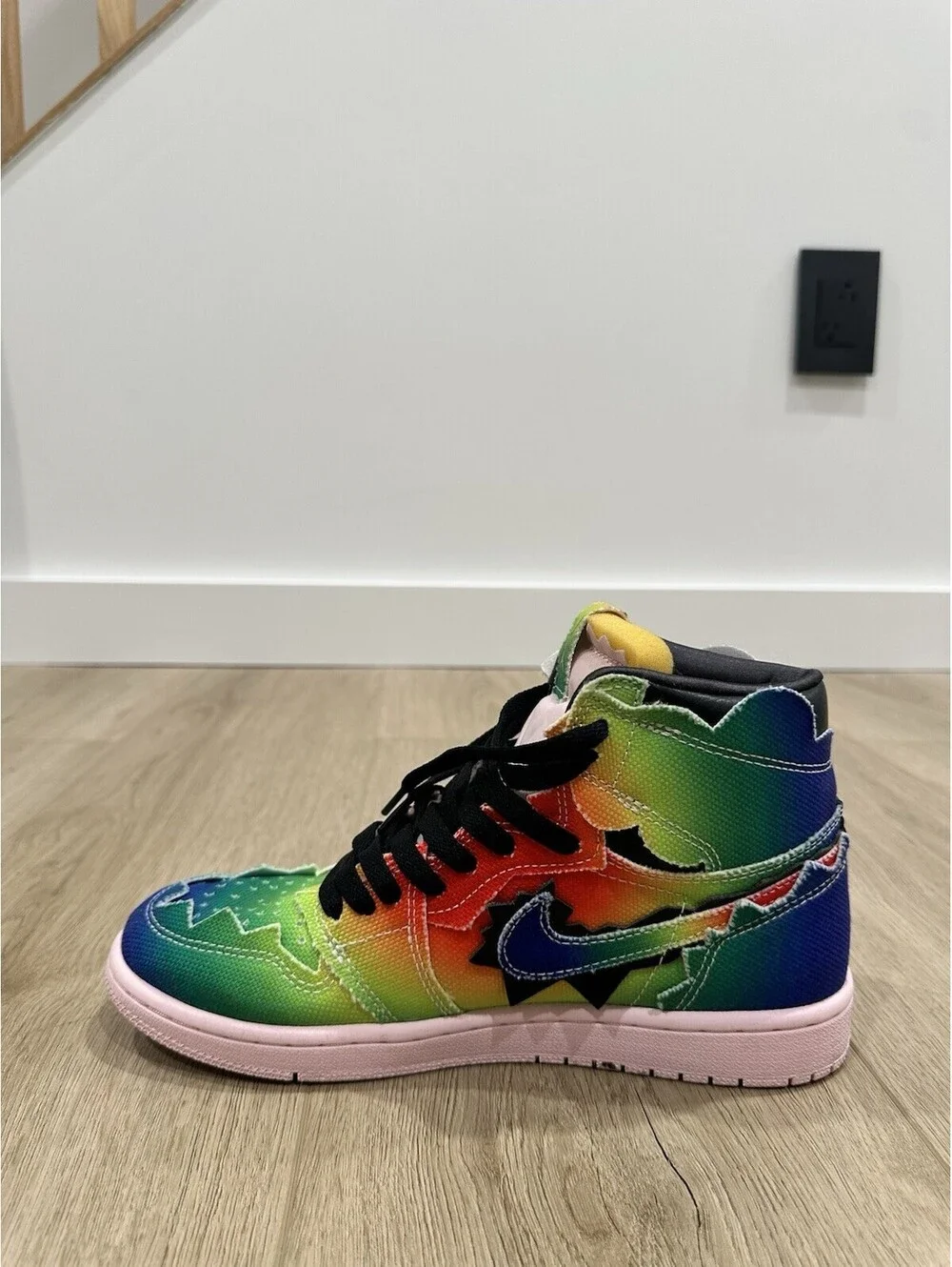 Nike Air Jordan 1 Retro OG High x J Balvin Tie Dye Size 7 DC3481-900